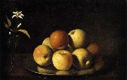 Juan de Zurbaran Still-Life with Plate of Apples and Orange Blossom oil painting picture wholesale